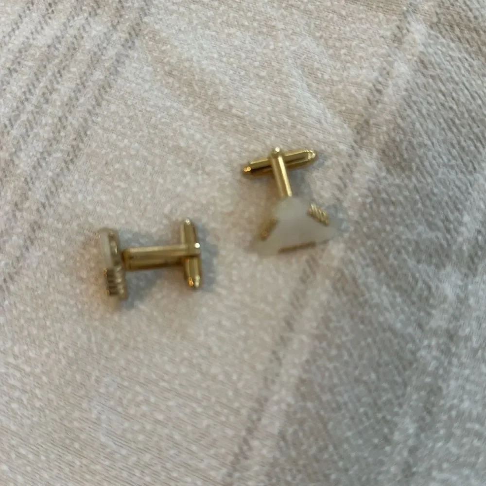 Vintage Opal and gold tone Cufflinks